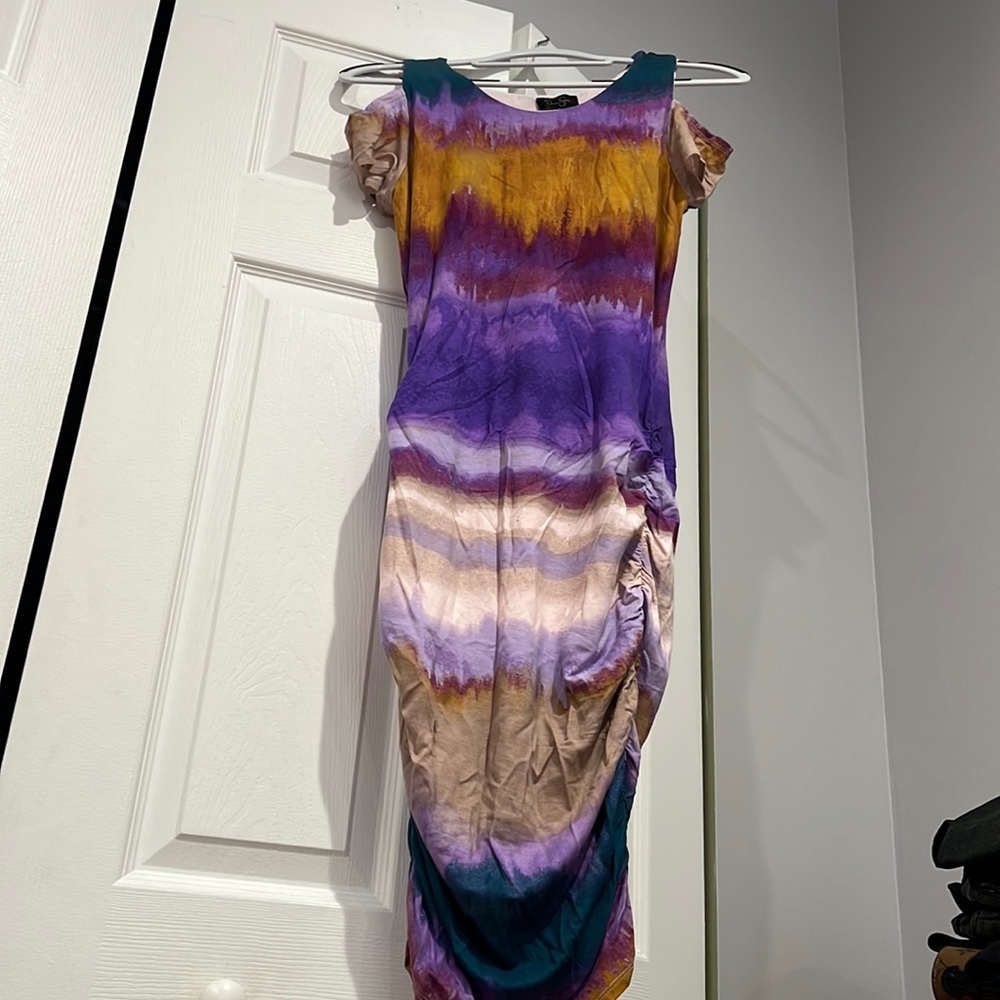 Jessica Simpson tie dyed midi dress